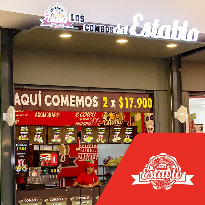 Combos del Establo Comida Rápida Plazoleta de Comidas El Edén