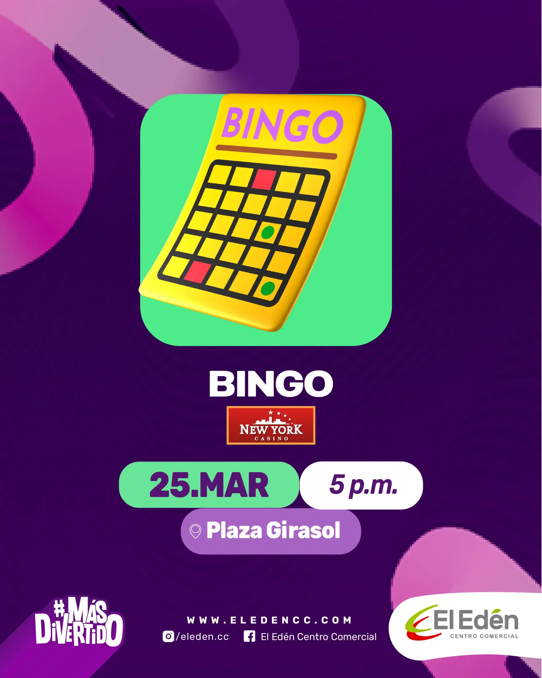 BingoElEdén Bingo en el centro comercial el Eden